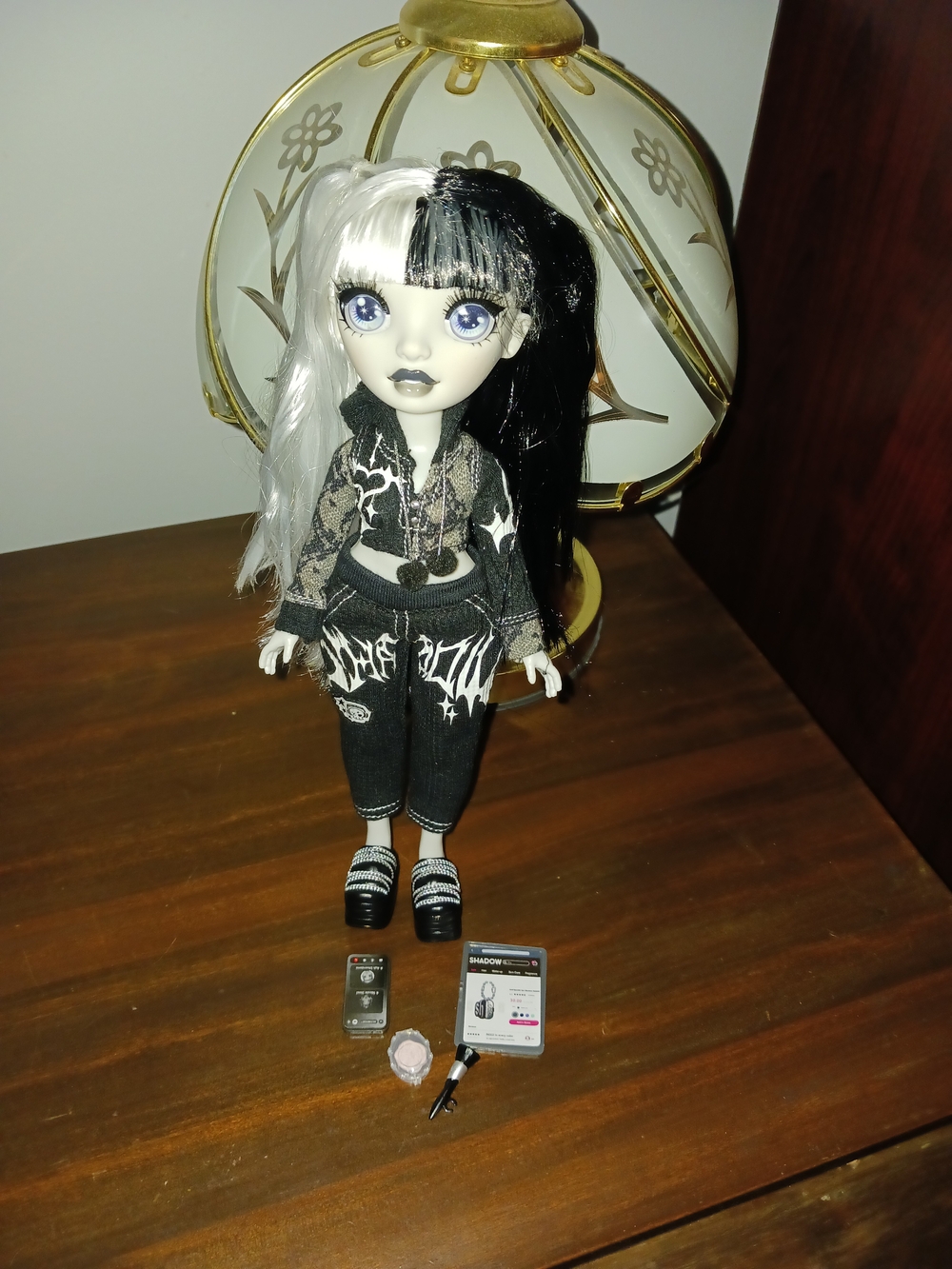 Rainbow High Shadow High Girl's Night Heather Grayson - Grayscale Fashion Doll